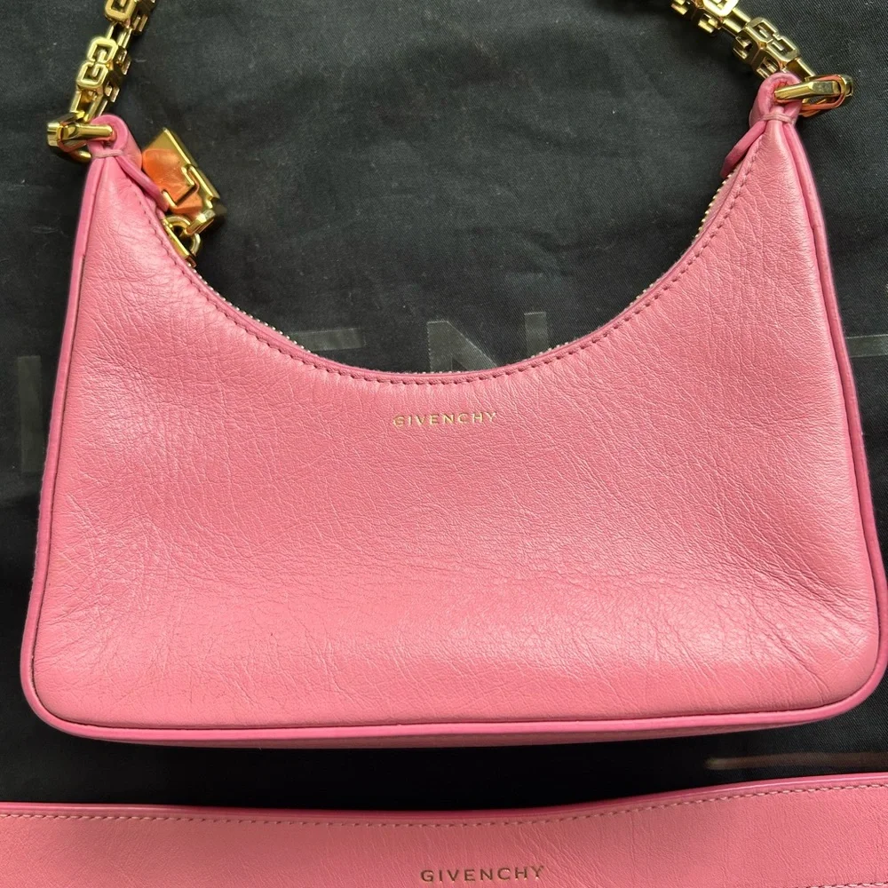 RARE* Givenchy Mini Moon Cutout Leather Bag - Picture 10 of 11